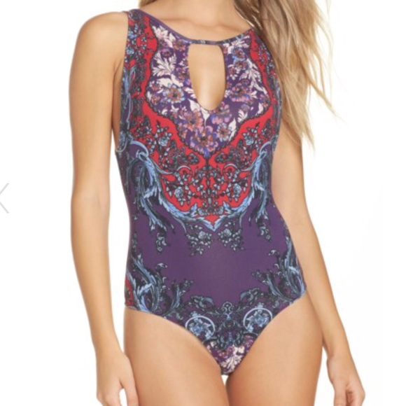 Free People Tops - Free People All The Parties Body Suit Purple